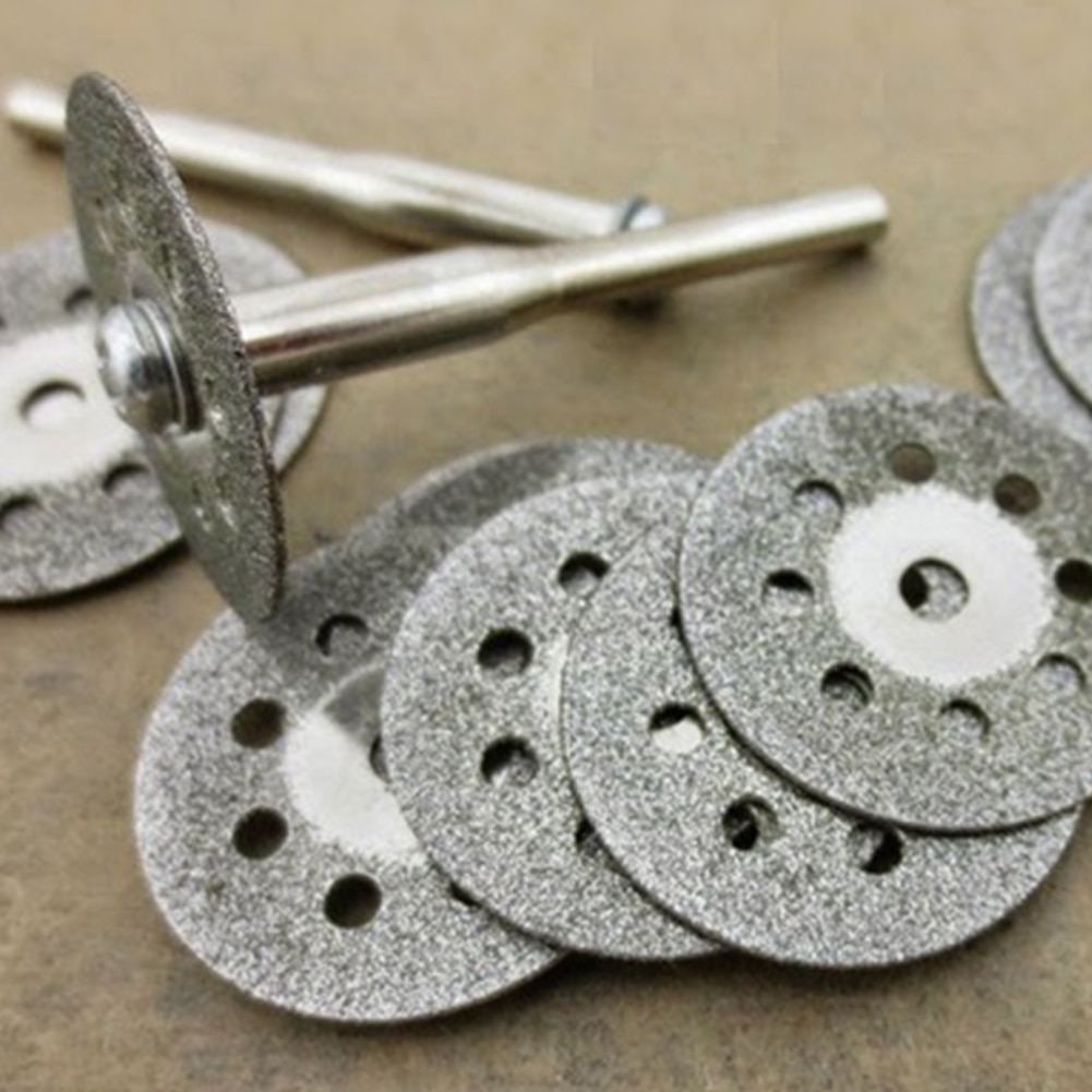 12pcs / bag ȸ   鳯  ũ Mandrel Dreme  10  鳯 2 ǵ帱/12pcs/bag  Rotary Tool Circular Saw Blades Cutting Discs Mandrel Dreme Cut off 10